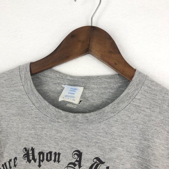 Disney Women's Size Small Grey Princess Once Upon A Time Long Sleeve T-Shirt - Picture 2 of 10